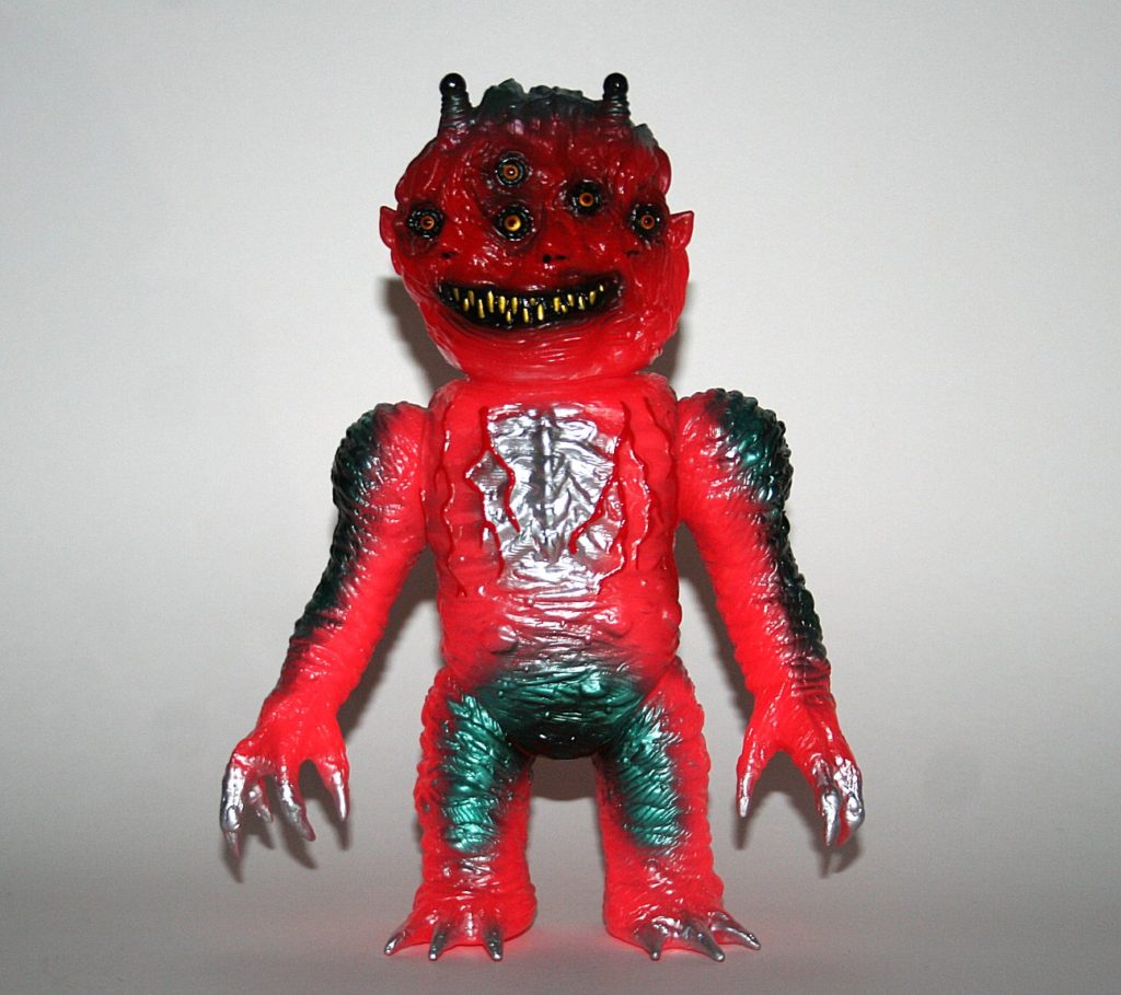 Rampage Toys x MVH Dayglo Orange Alien Hunter X