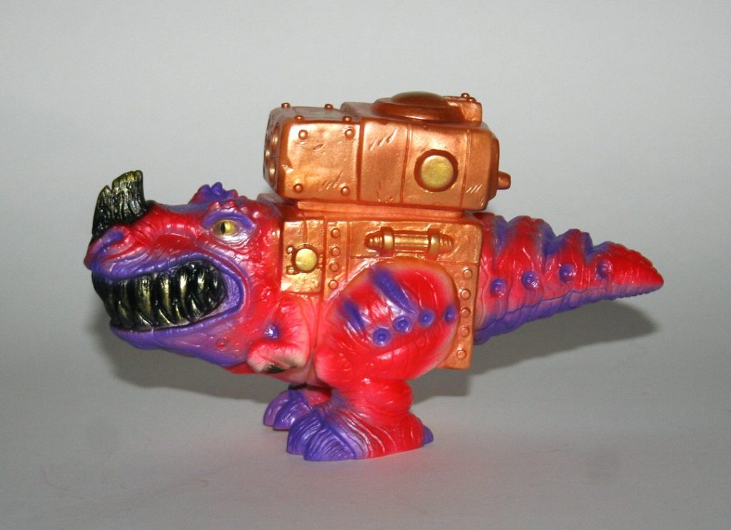 TAG x James Groman Orange and Purple Rocket Rex BC Blasters