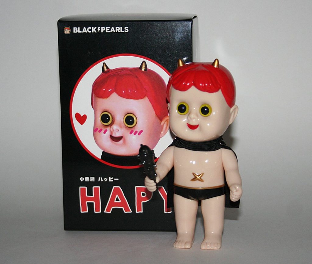 BLACK PEARLS Josh Wang ソフビ hapy うる星人 Black Pearls x Josh Wang Flesh Color Little Devil Hapy — Vicious Fun