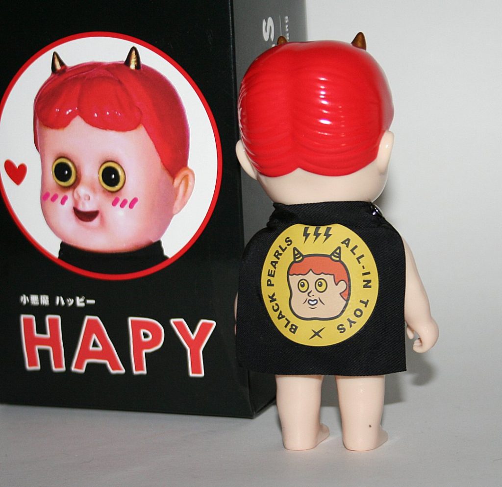 ダイマウス　diemouse black pearls hapy ver Black Pearls x Josh Wang Flesh Color Little Devil Hapy Sofubi