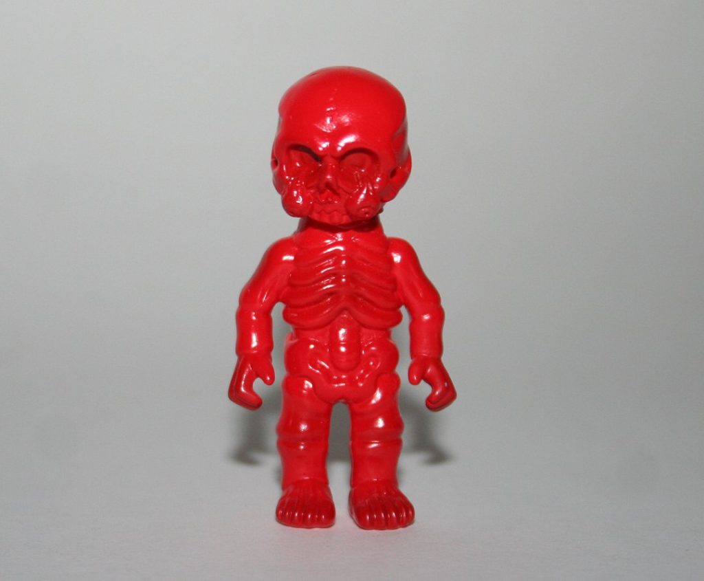 Secret Base Red Droopy Eye Skull Micro Infection Monster