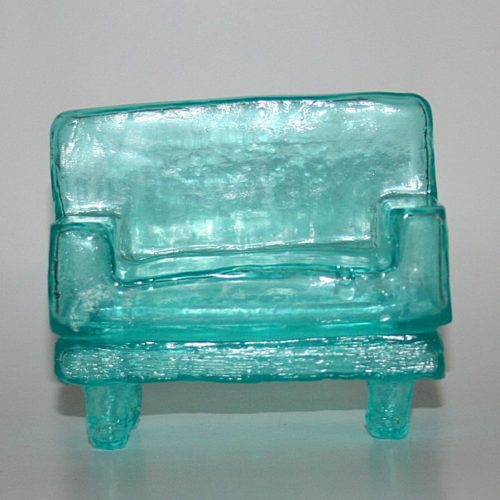 Bombastic Plastic Clear Blue Sofubi Couch