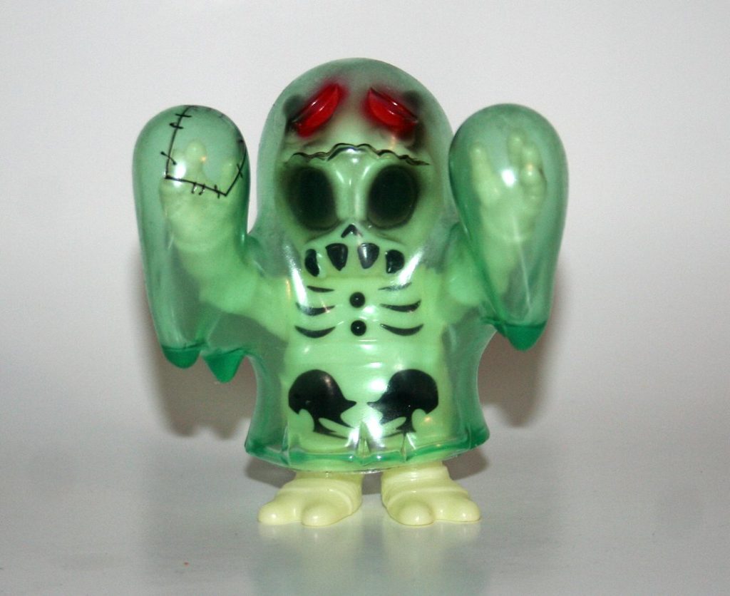 Secret Base Clear Green on Glow Closed Mouth Obake Ghost