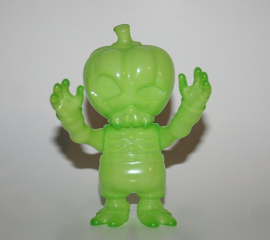 Secret Base Double Pour Green GID Pumpkin Brain