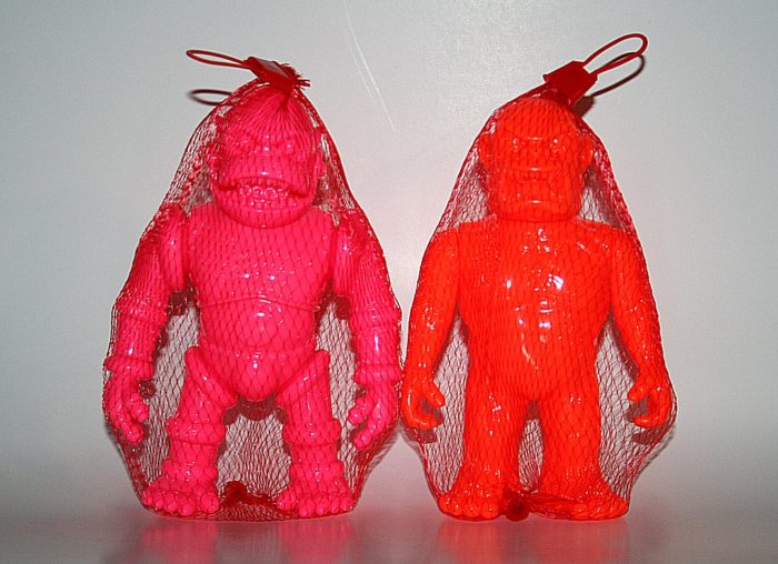 Shameless Toy Pink MechaGorilla and Orange King Kong