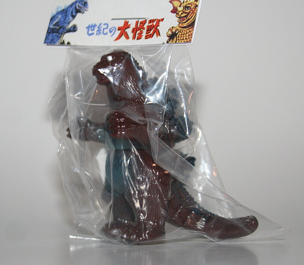 Marusan Kaiju Encyclopedia Brown and Blue 1962 Godzilla
