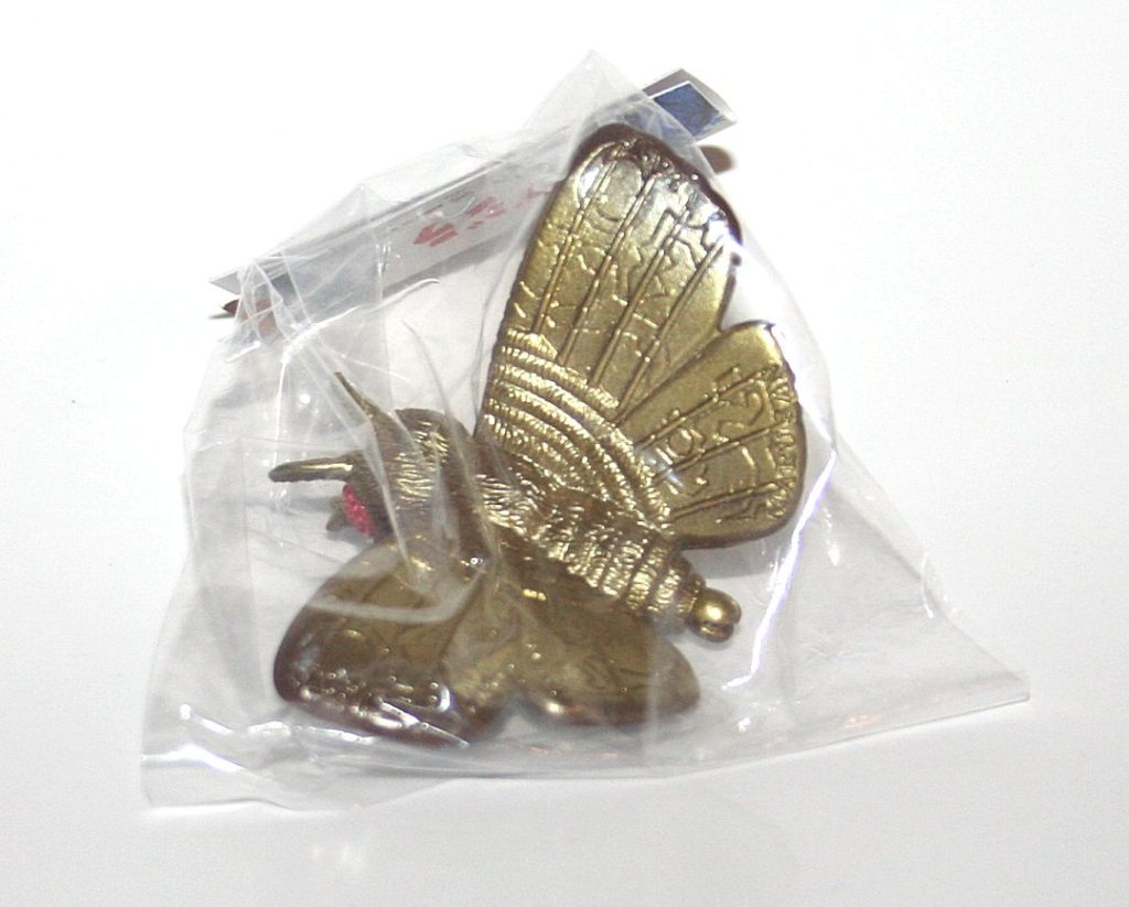 Marusan Kaiju Encyclopedia Gold on Brown Mothra