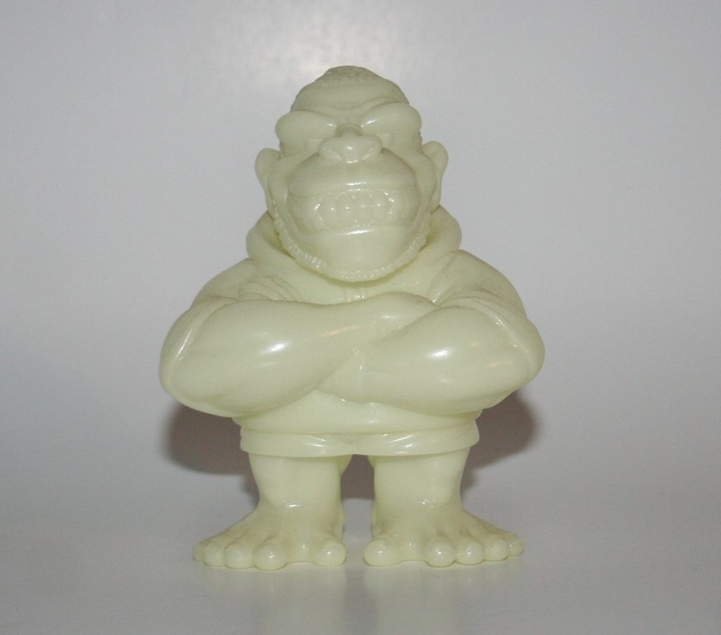 Super7 Unpainted Glow in Dark Gorilla Biscuits