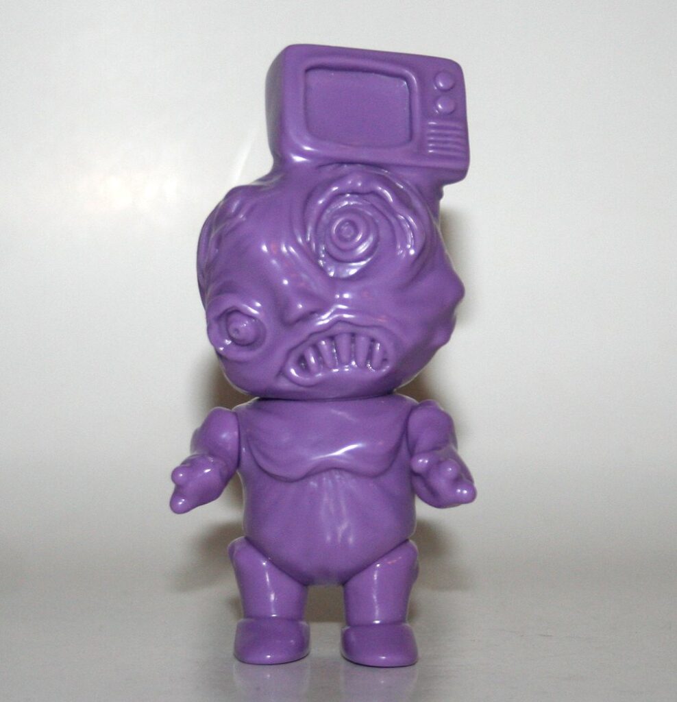 Phobia Toys Unpainted Purple TV Head