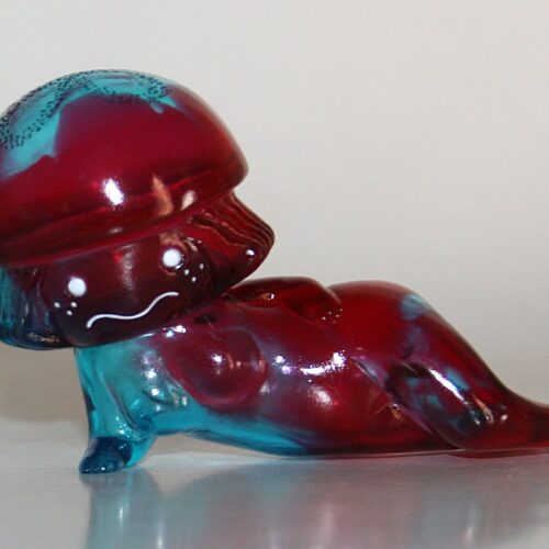 Sunguts Clear Blue and Red Jellyfish Girl