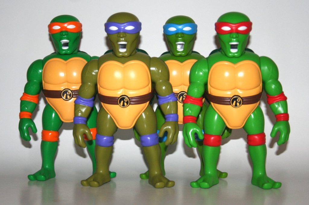 Unbox x Punk Drunkers x Nickelodeon TMNT Set Vinyl Figure
