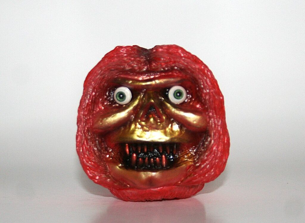 Rampage Toys One Off Clear Pink Red Hag Head