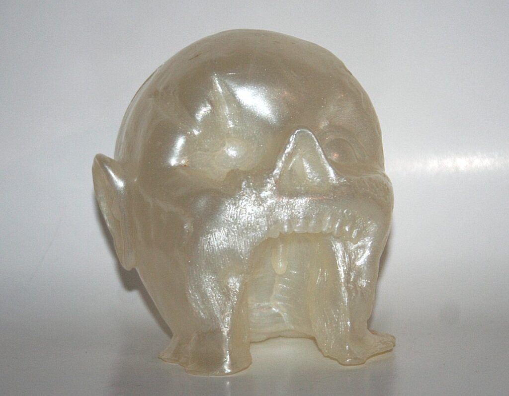 Velocitron Milky White Lame Rotting Skull