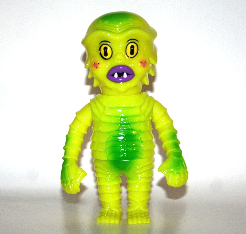 Headlock Studio Painted Neon Yellow Kid Creature Sofubi Figure