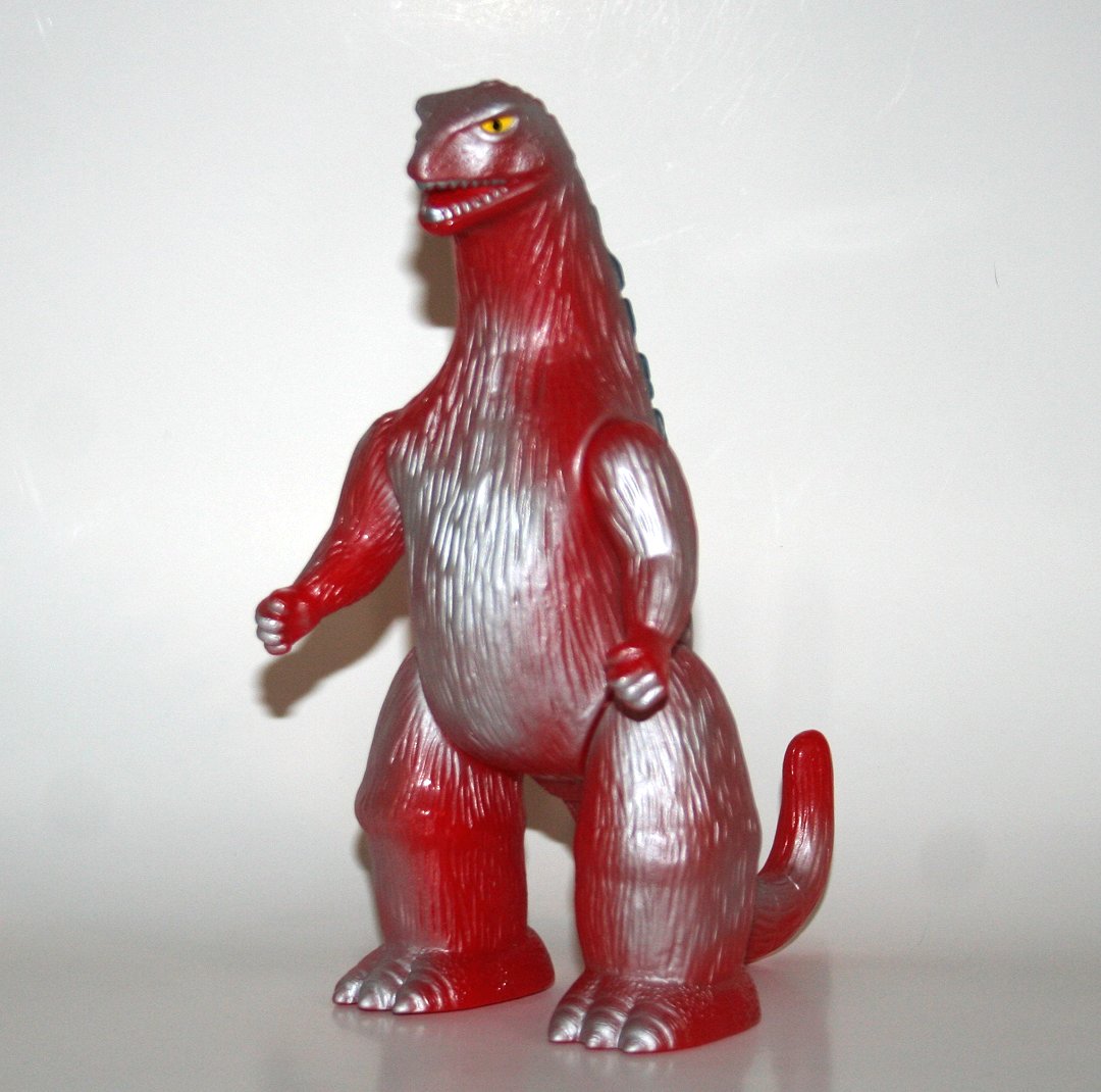 M1 Silver on Red J Tail Godzilla