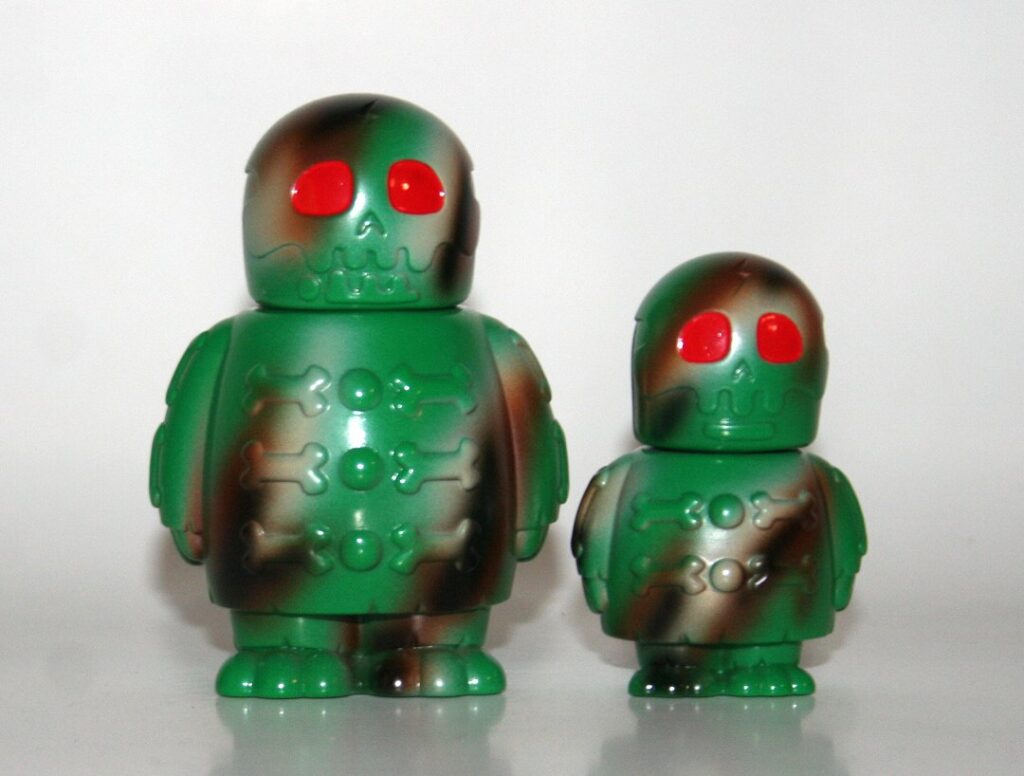 Skull Toys Green Camo Skull Brothers