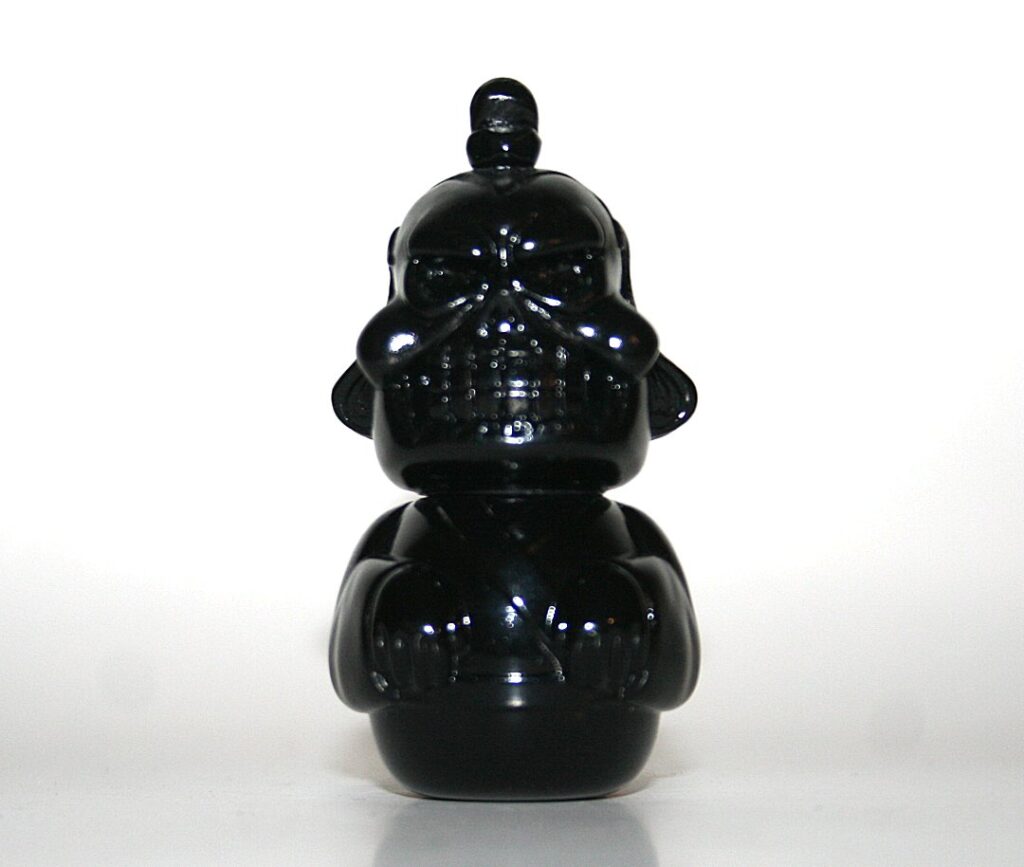 Skull Toys Unpainted Black Ake Bone