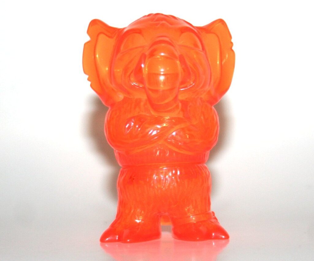 Super7 Unpainted Clear Orange Pocket Stomp