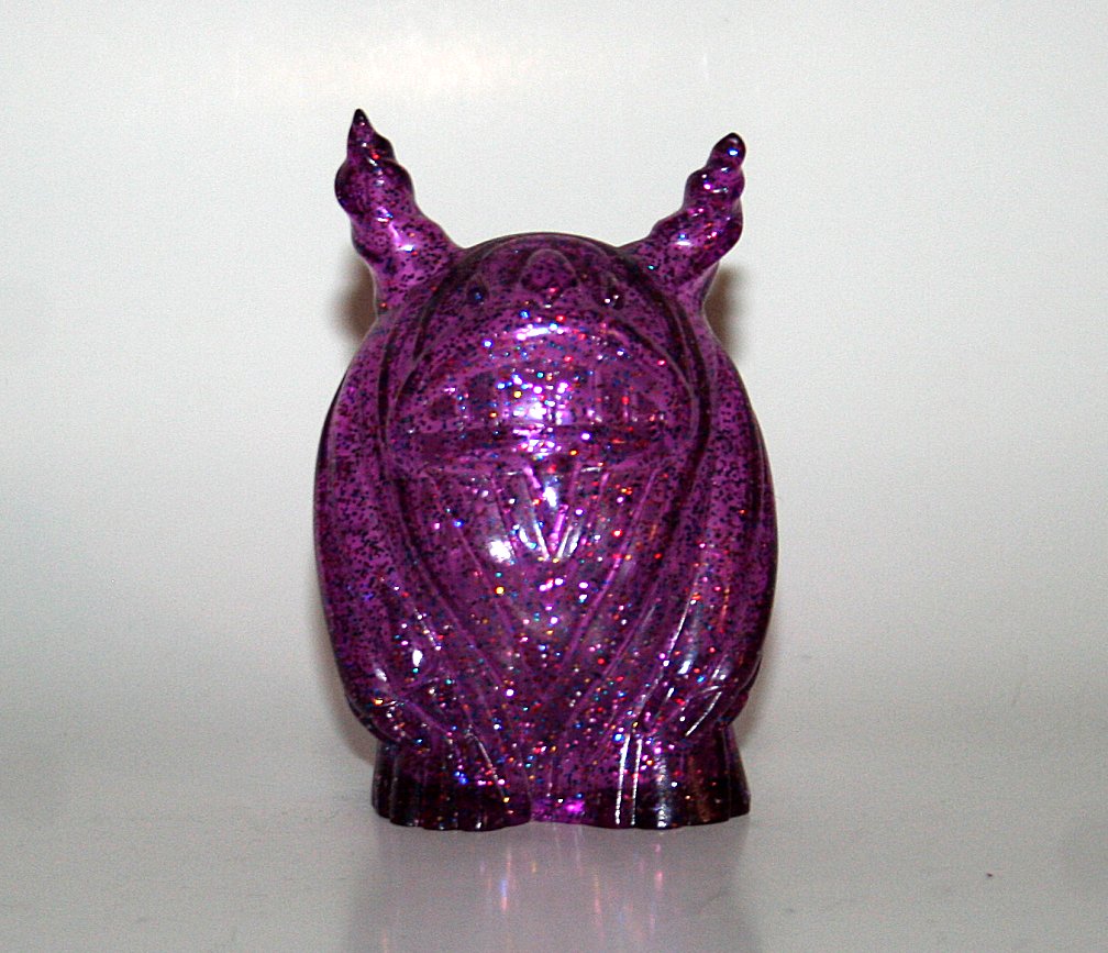 Monstock Clear Purple Lame Moga