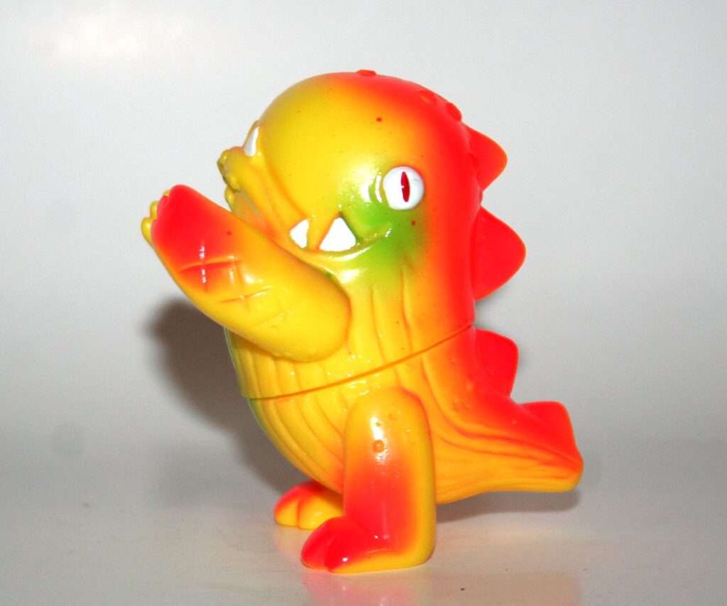 Gravy Toys Neon Orange on Yellow Puppy Killer