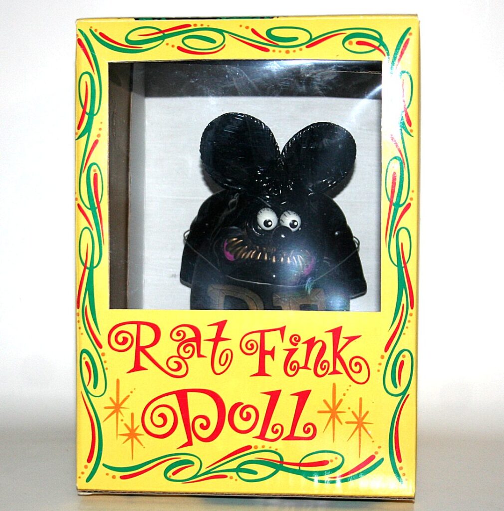 ラットフィンク　フィギュア　MOONEYES Ed Roth USED Mooneyes of Japan x Big Daddy Ed Roth Black and Gold Rat Fink