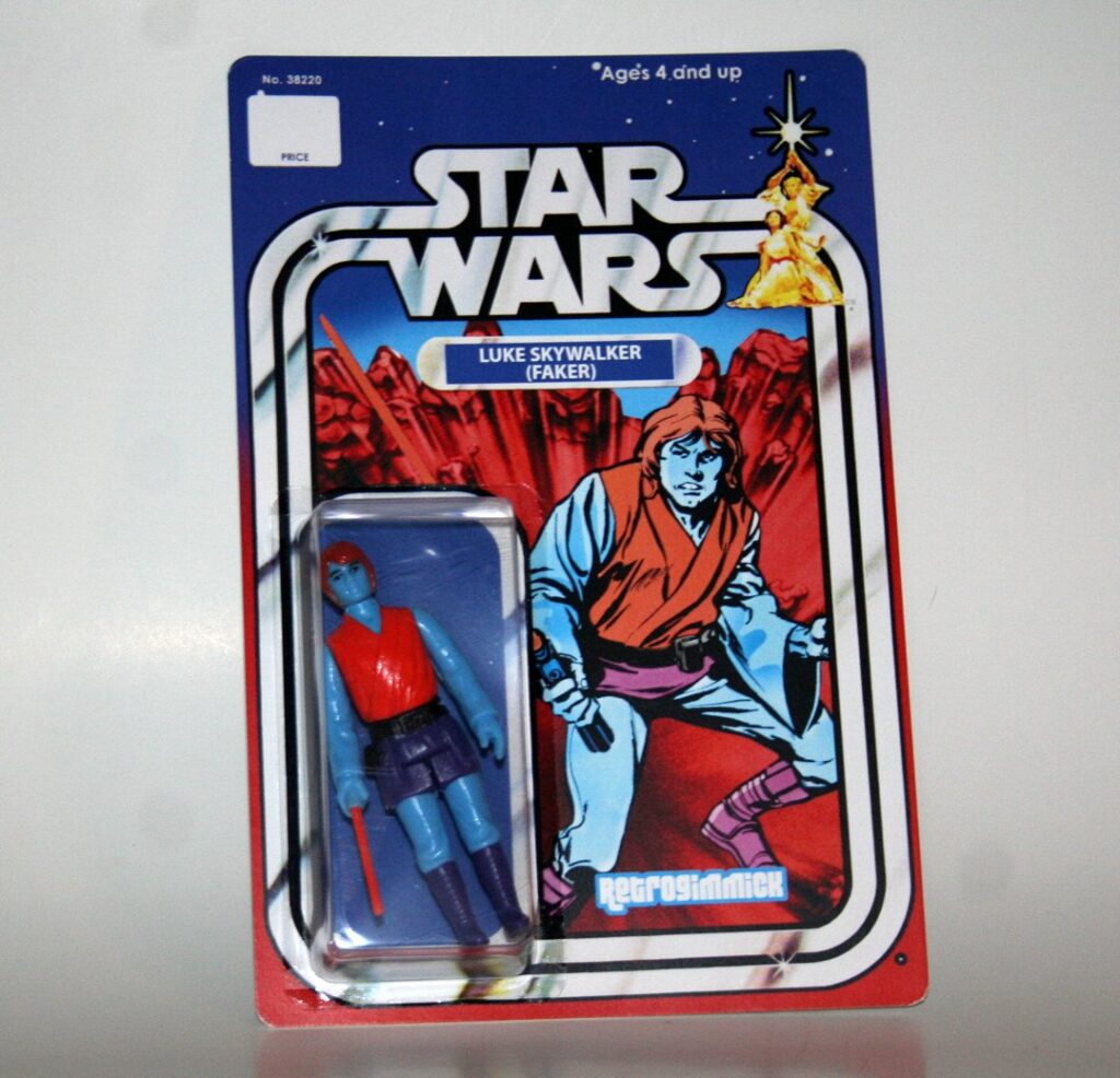 Retrogimmick Blue Faker Luke Skywalker