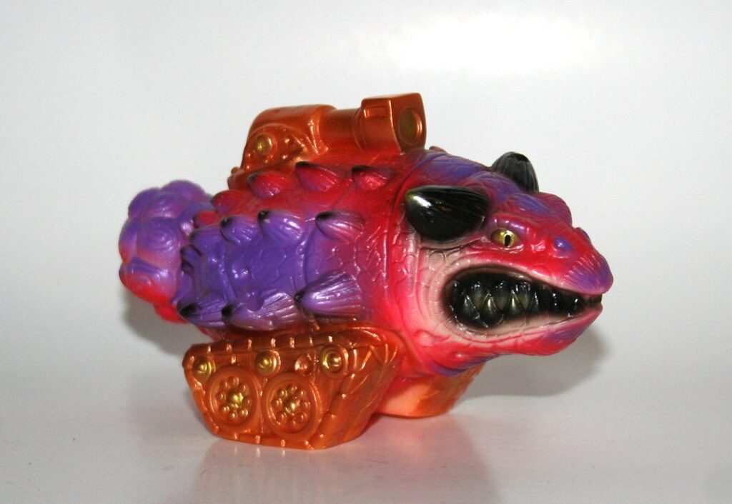 TAG x James Groman Orange and Purple Tanklasarus BC Blasters