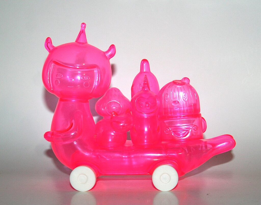 Tomenosuke x Aya Kakeda Clear Pink Mystic Mushroom Forest Bus