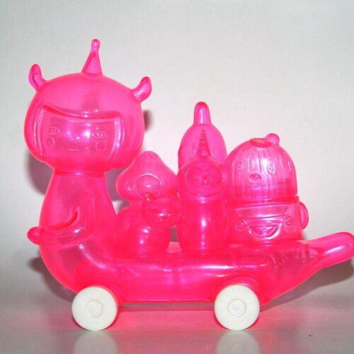 Tomenosuke x Aya Kakeda Clear Pink Mystic Mushroom Forest Bus