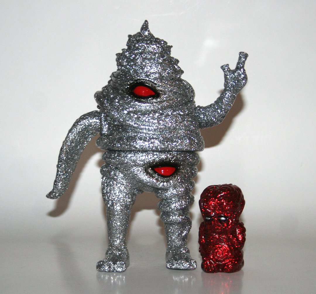 Paul Kaiju Silver Lame Unchiman and Red Lame Morning Man