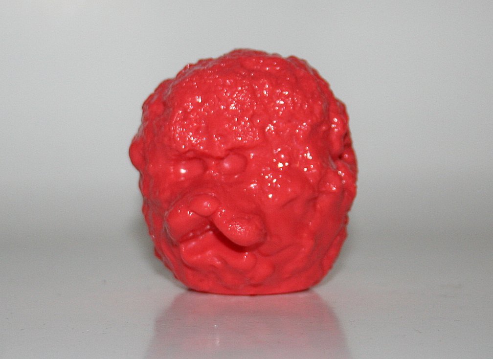 Grody Shogun Unpainted Orange Red Fifi Head Only