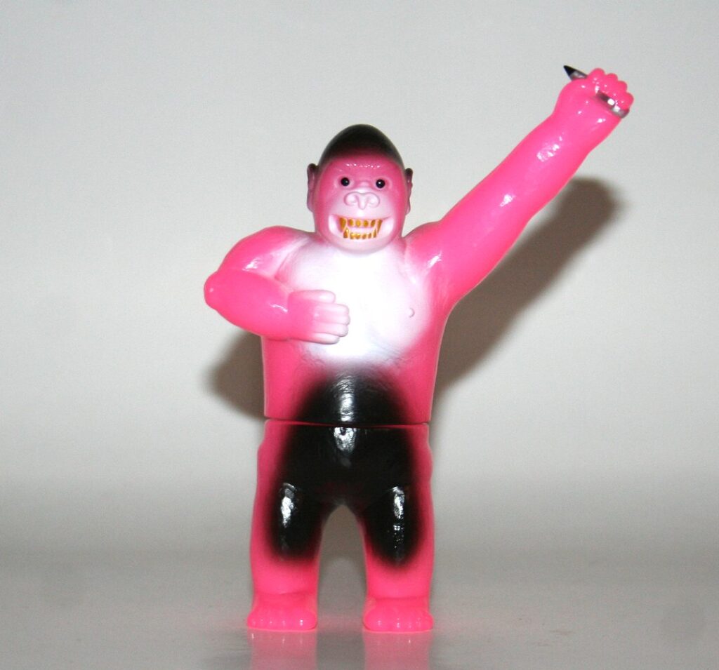 Trash Goodz Black and White on Pink 豆 Gorilla