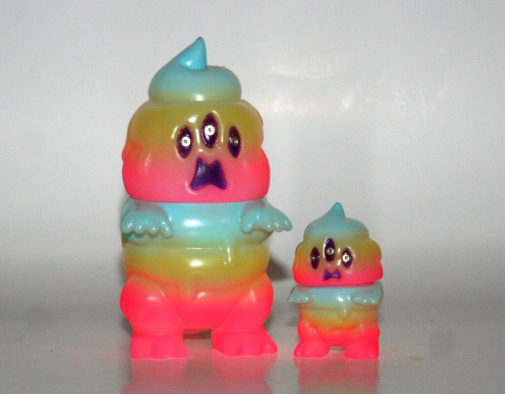 Art Junkie Pink Yellow and Blue Shitton and Mini