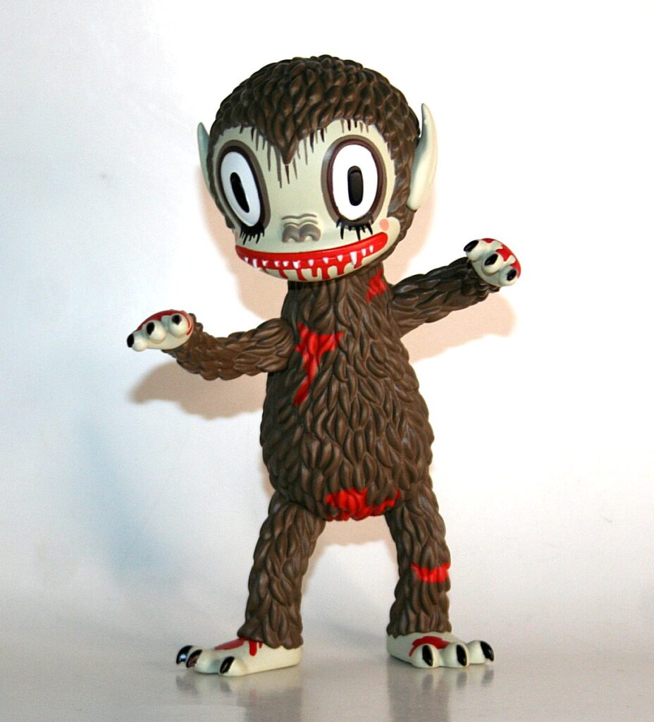 Gary Baseman x 3D Retro Bloody Brown Ahwroo