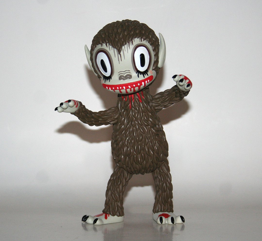 Gary Baseman x 3D Retro Bloody Brown Ahwroo