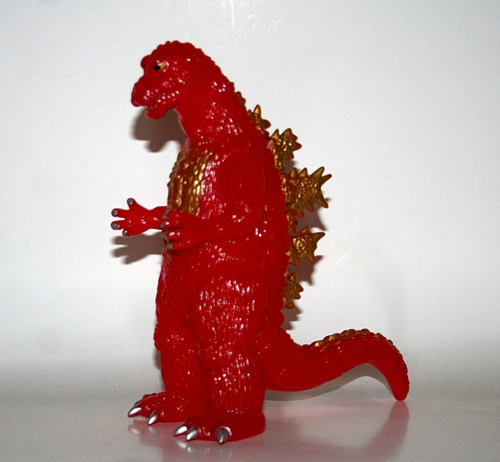 【未開封】Marmit 当時物ゴジラ 2009 TREASURE FIESTA Marmit Clear Red with Gold 1964 Godzilla Mosu Goji — Vicious Fun