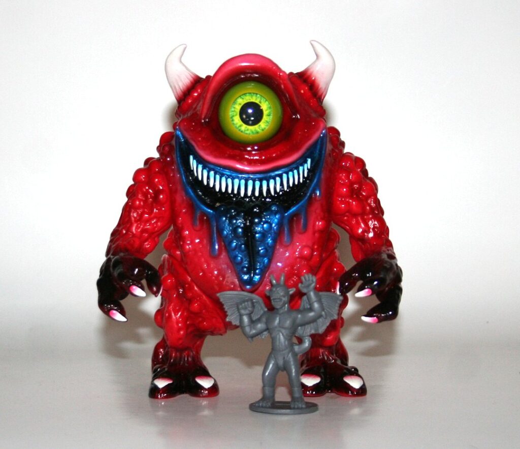 chokehazard NOXIOUS ソフビ Chokehazrd Rotten Red Noxious Sofubi Figure | Vicious Fun