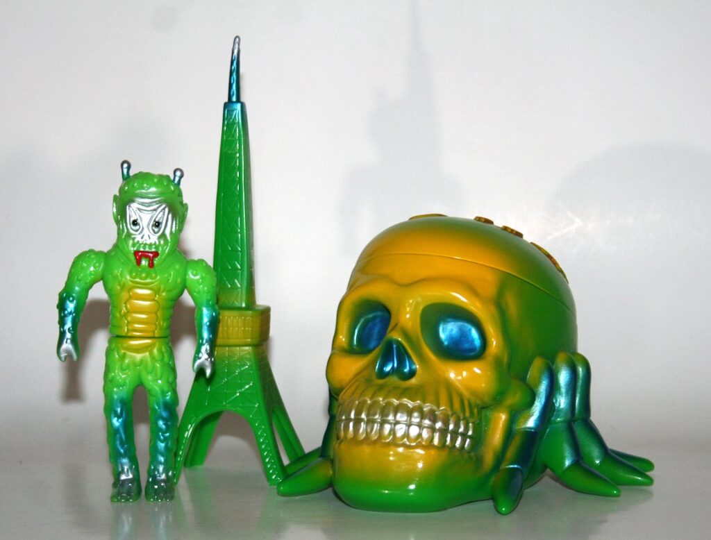 Shirahama x Draculazer Green Demonoid and Spider Skull Set