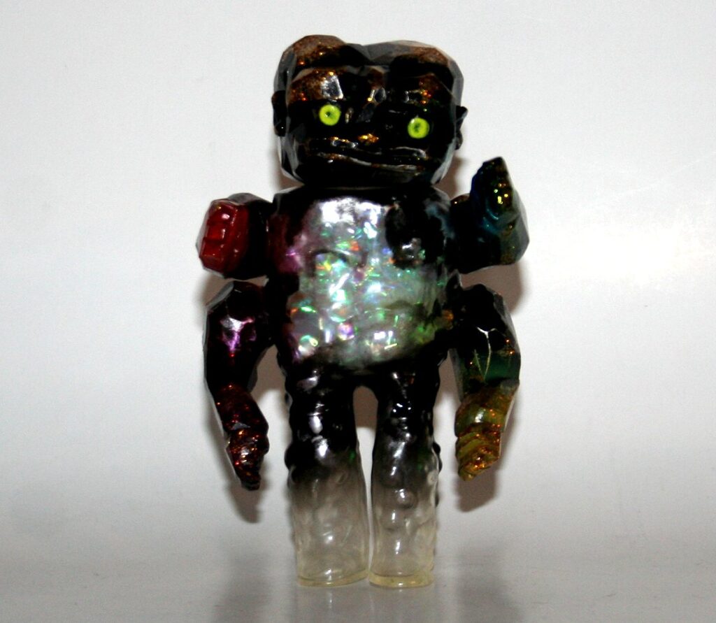 Grody Shogun Clear and Gold Four Arm Monster
