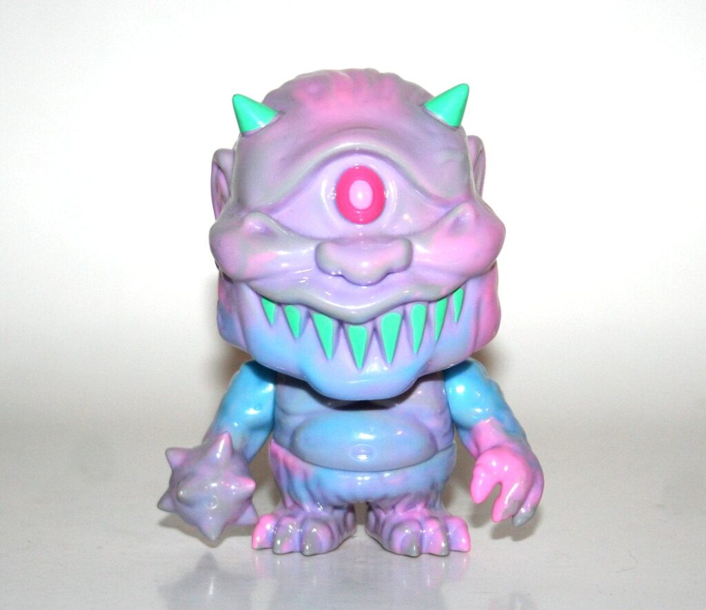 MVH x Unbox Painted Pink and Blue Marbled Chibi Ollie
