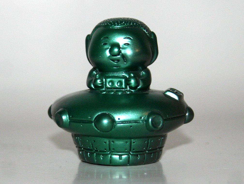 Unknown Grey and Green UFO Flyboy