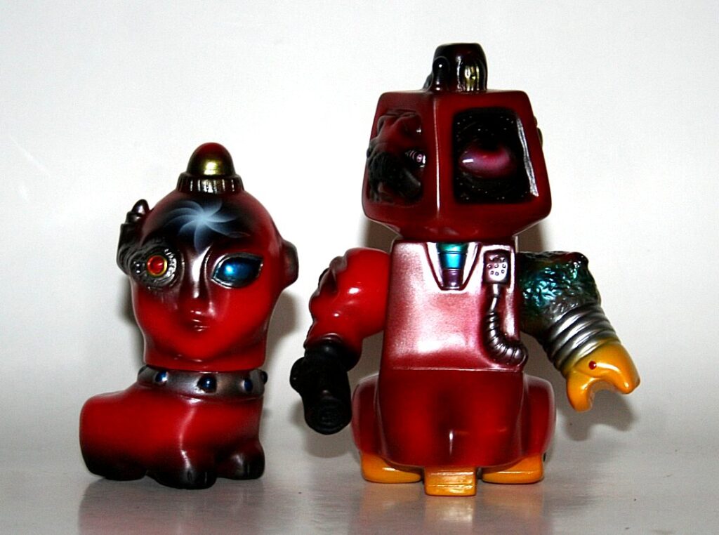 Calmys Toy Red Busybyedrader and Babyloniandog