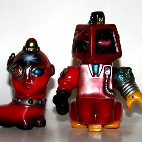 Calmys Toy Red Busybyedrader and Babyloniandog