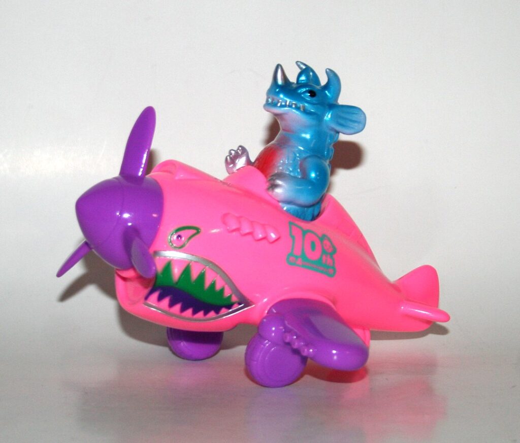 Charactics Monster Club Pink Baragon Plane
