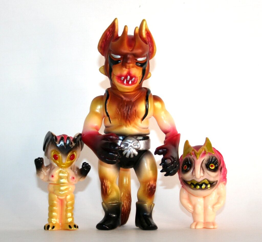 DeathCat Toys Painted Flesh Akumaneko Set