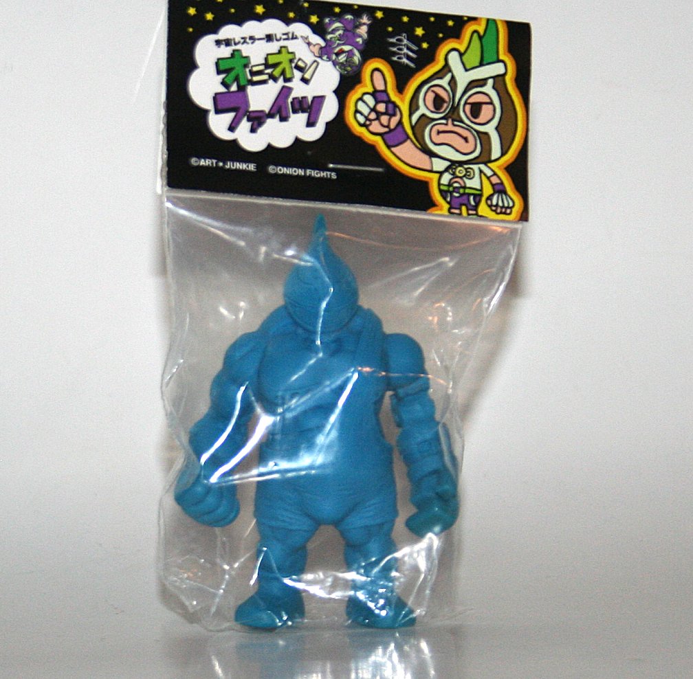 Onion Fights Space Wrestler Blue Machine Onion Keshi