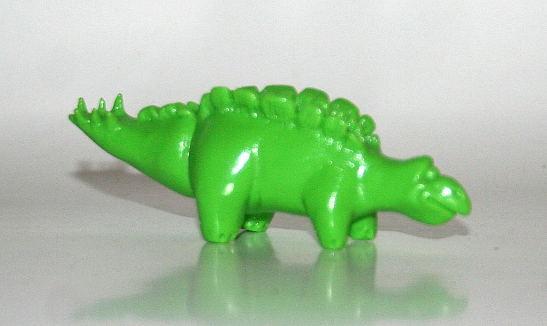 Rampage Toys Unpainted Green Cyclops Stegosaurus Dino