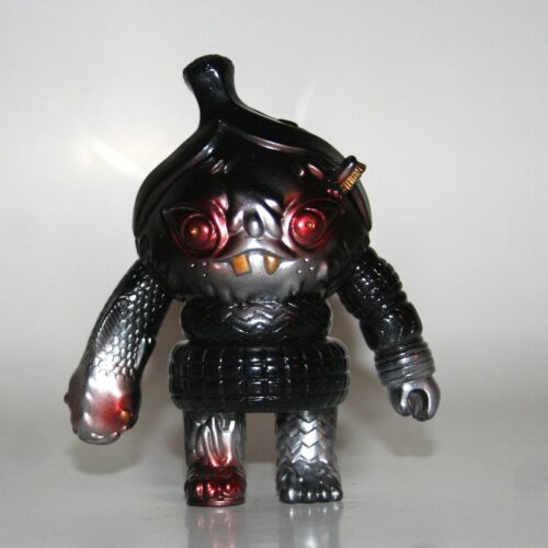 Gravy Toys Silver on Black Trashcan