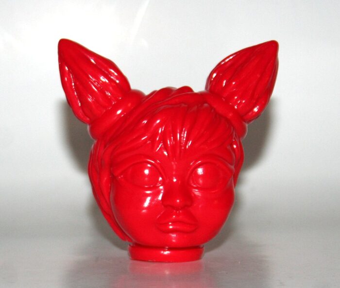 MVH Unpainted Red Baby V Feral Kid Head