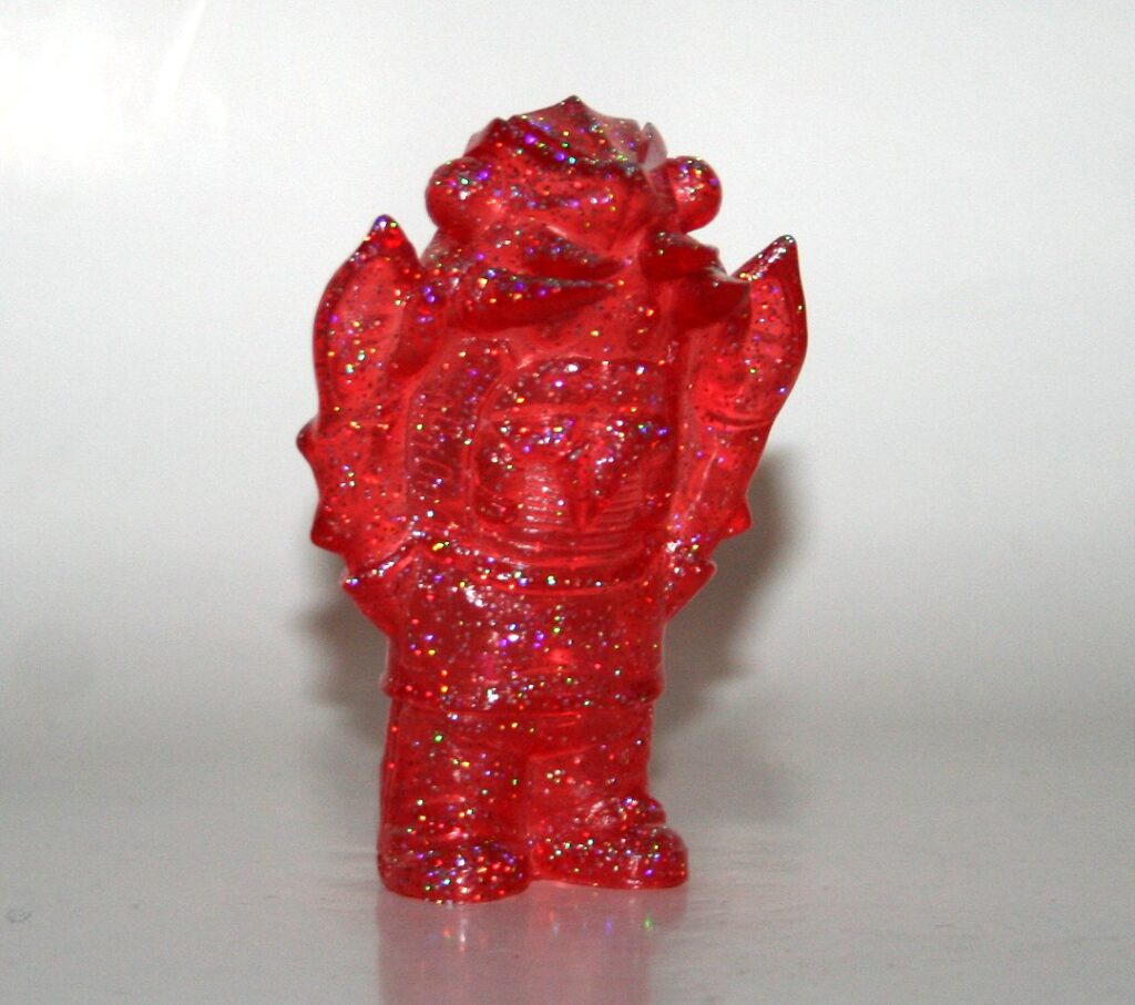 Monstock Clear Red Lame Mini Zarigani Boyz